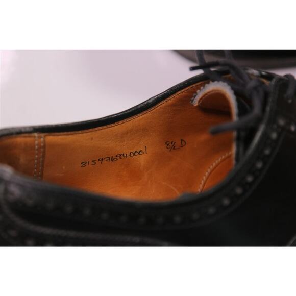 Paul Smith Brown Captoe Oxford Leather Dress Shoes Men's US 9 - Picture 11 of 11